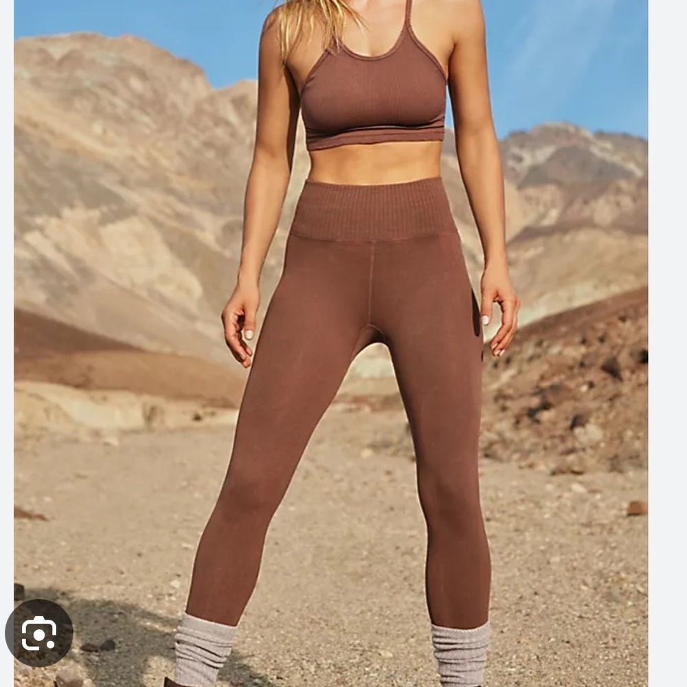 Free people good karma high waisted leggings / yoga pants, xs